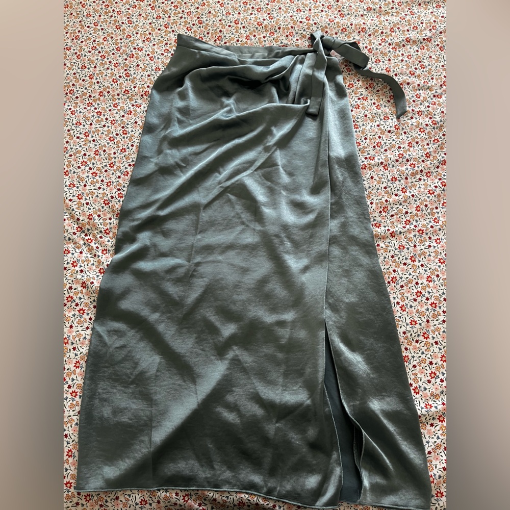 Mango Satin Skirt